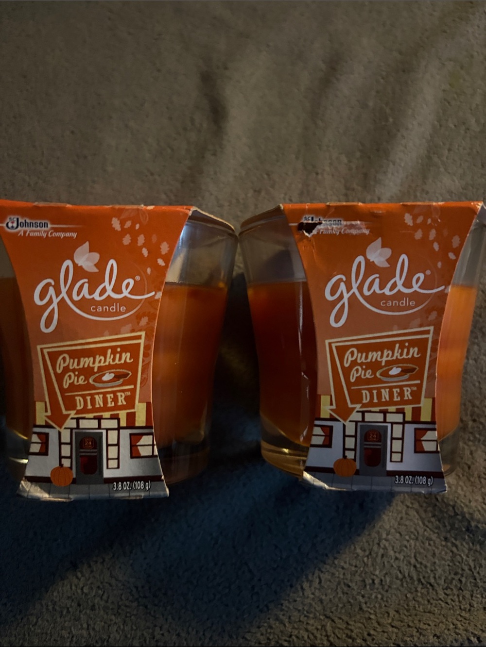 Glade Pumpkin Pie Diner Scented Votives - Orange